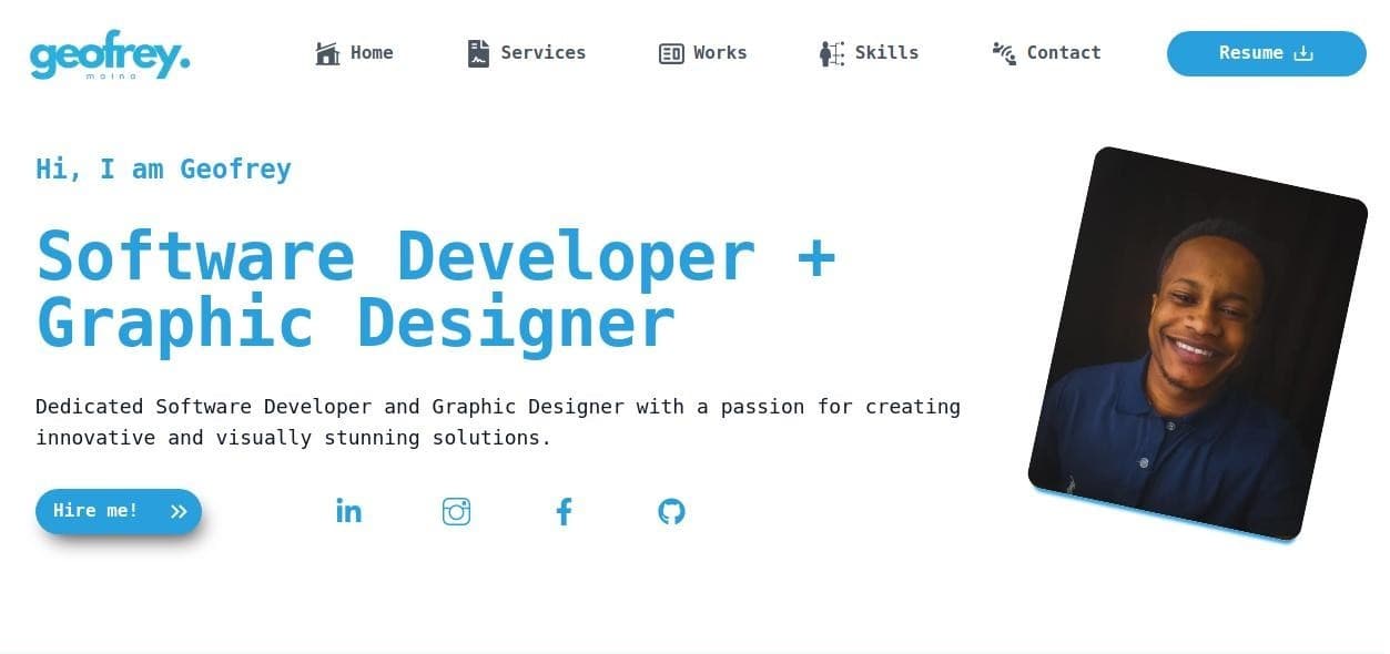 Maina Geofrey Portfolio